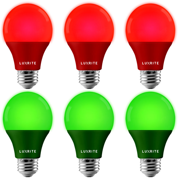Red and green outdoor light deals bulbs